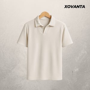 MENS OLD MONEY POLO T-SHIRT (WHITE)