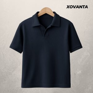 MENS OLD MONEY POLO T-SHIRT (BLACK)