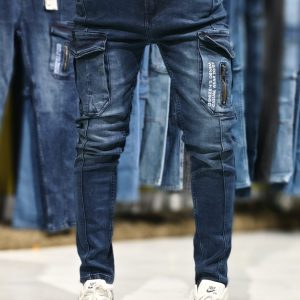 NEW SIX POCKET CARGO PANTS (DEEP BLUE-1)